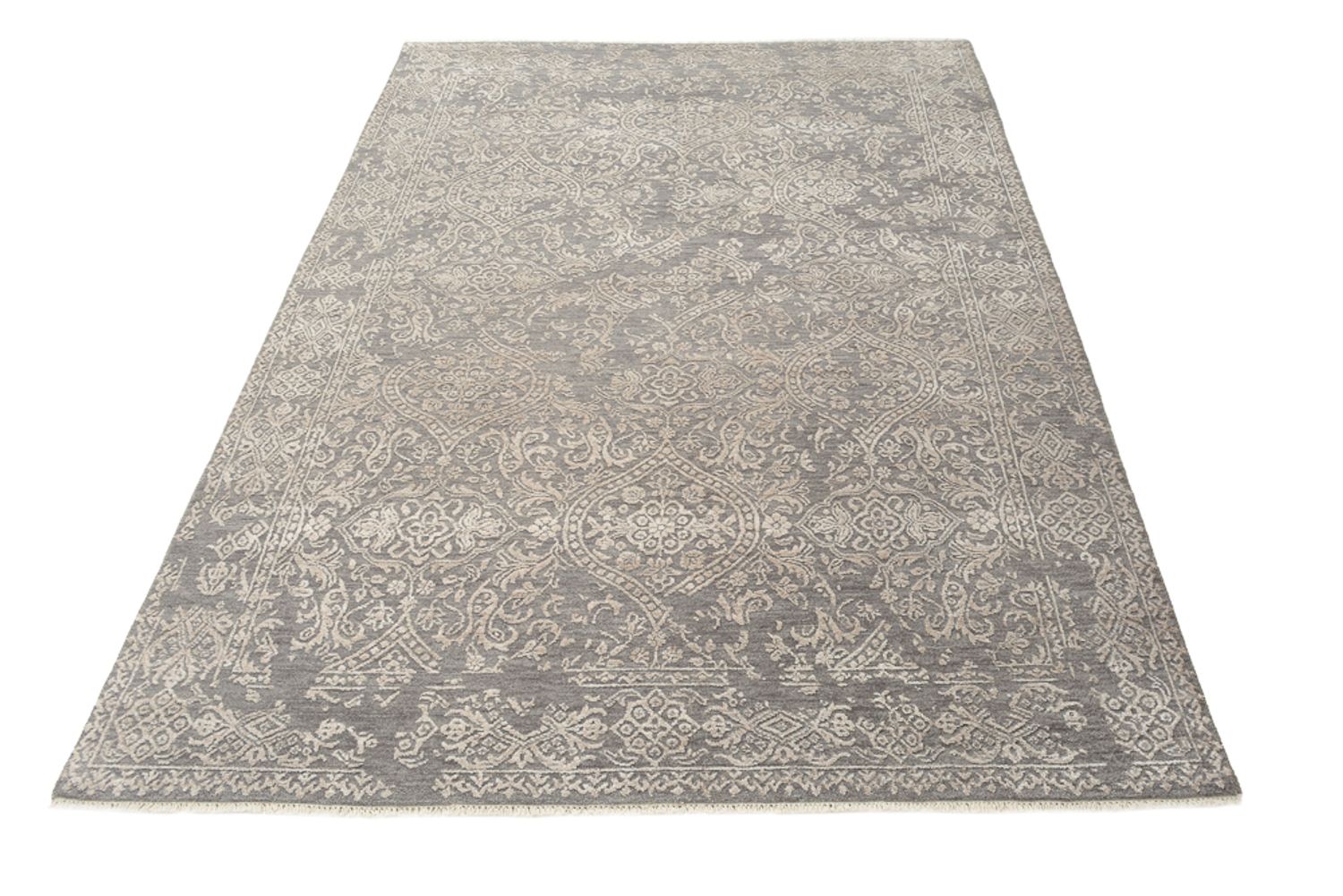 Designer Rug - 181 x 124 cm - light grey