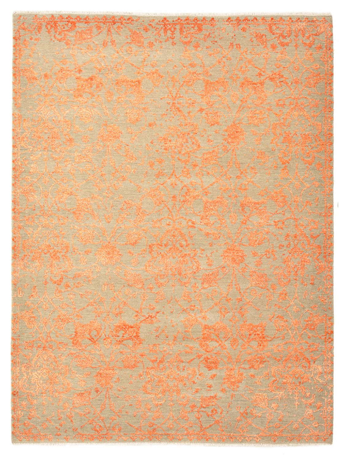 Designer Rug - 207 x 158 cm - orange