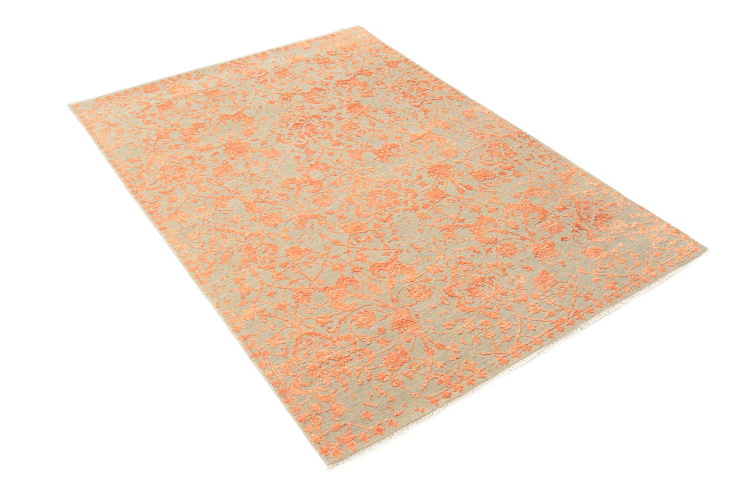 Designer Rug - 207 x 158 cm - orange