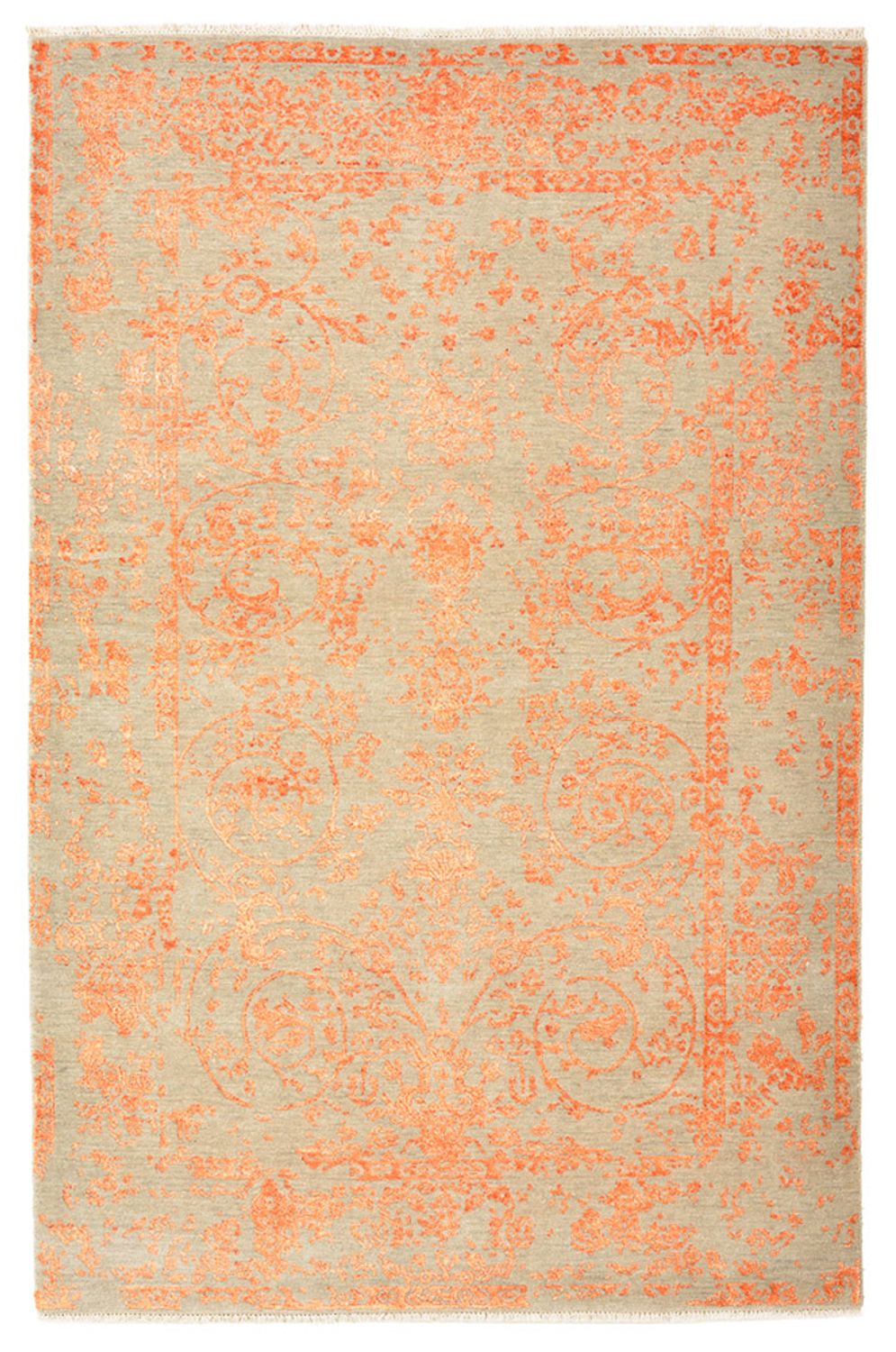 Designer Rug - 187 x 123 cm - orange