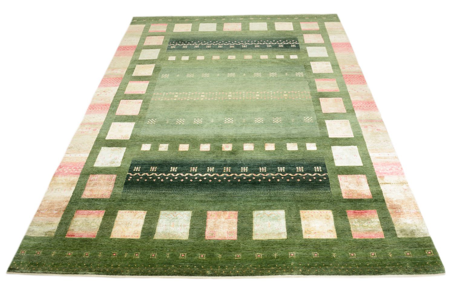 Gabbeh Rug - Loribaft Indus - 343 x 251 cm - multicolored