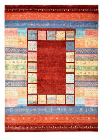 Gabbeh Rug - Loribaft Indus - 241 x 178 cm - multicolored