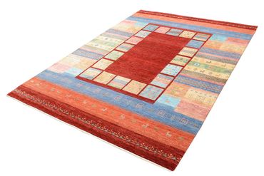 Gabbeh Rug - Loribaft Indus - 241 x 178 cm - multicolored