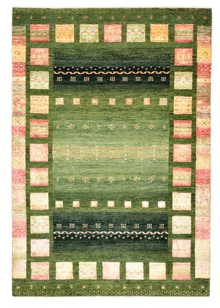 Gabbeh Rug - Loribaft Indus - 183 x 127 cm - green