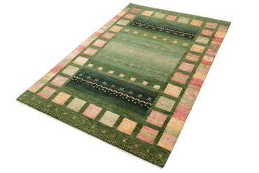 Gabbeh Rug - Loribaft Indus - 183 x 127 cm - green