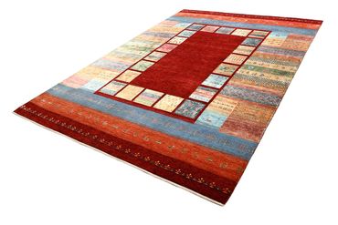 Gabbeh Rug - Loribaft Indus - 302 x 206 cm - red