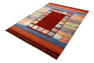 Gabbeh Rug - Loribaft Indus - 201 x 155 cm - red