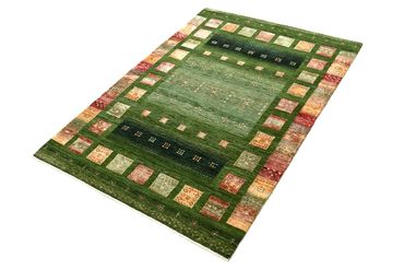 Gabbeh Rug - Loribaft Indus - 154 x 106 cm - green