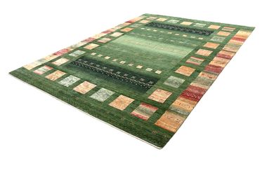 Gabbeh Rug - Loribaft Indus - 346 x 245 cm - green