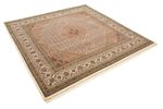 Oriental Rug - Tabriz square  - 203 x 201 cm - dark beige