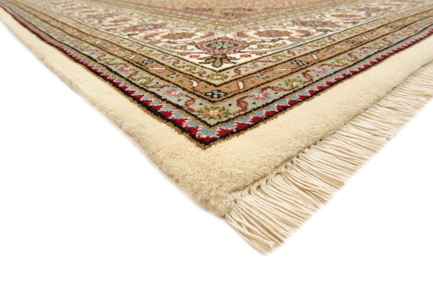 Oriental Rug - Tabriz square  - 203 x 201 cm - dark beige