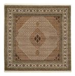 Oriental Rug - Tabriz square  - 203 x 201 cm - dark beige