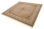 Oriental Rug - Tabriz square  - 203 x 201 cm - dark beige