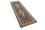 Runner Oriental Rug - Tabriz - 244 x 75 cm - dark blue