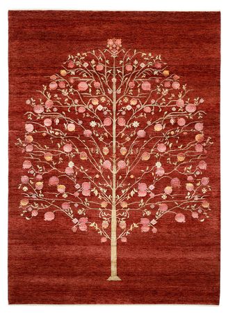 Gabbeh Rug - Loribaft Indus - 243 x 176 cm - red