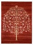 Gabbeh Rug - Loribaft Indus - 243 x 176 cm - red