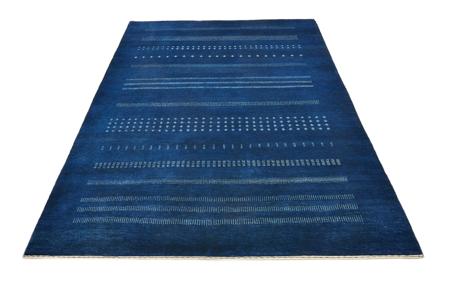 Gabbeh Rug - Loribaft Indus - 237 x 172 cm - dark blue