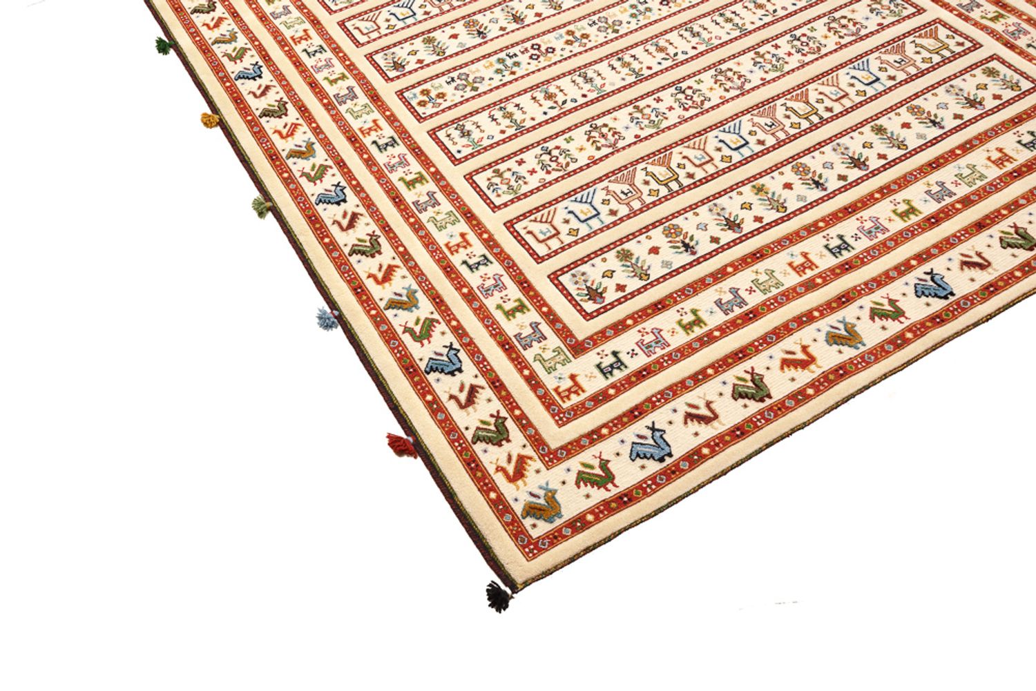 Oriental Rug - 245 x 177 cm - light beige