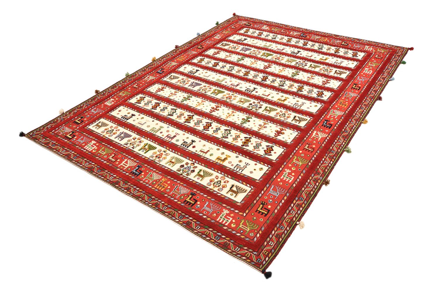 Oriental Rug - 245 x 175 cm - light beige