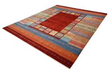 Gabbeh Rug - Loribaft Indus - 302 x 253 cm - red