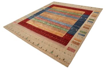 Gabbeh Rug - Loribaft Indus - 343 x 241 cm - multicolored