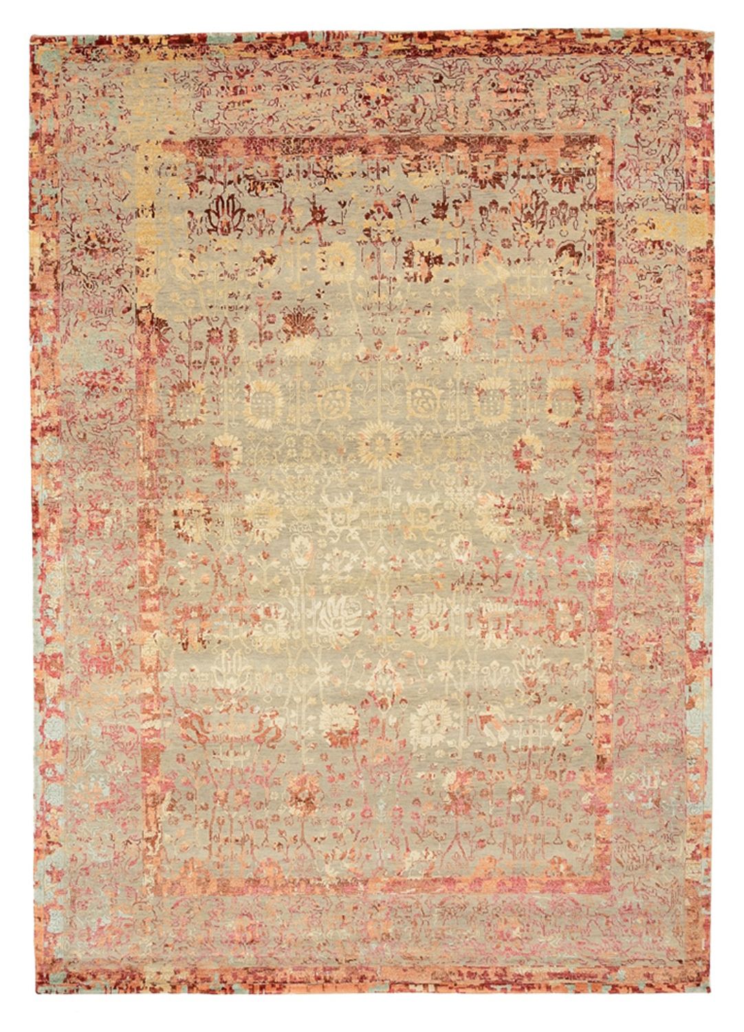 Designer Rug - 344 x 243 cm - terracotta