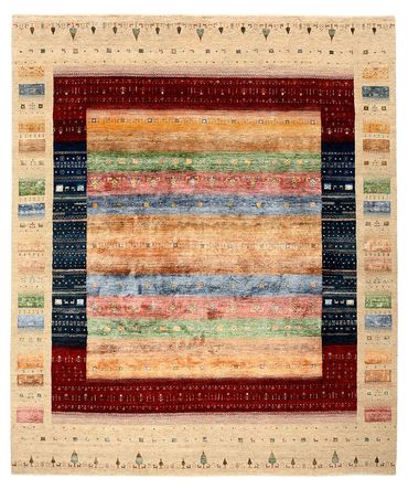 Gabbeh Rug - Loribaft Indus - 300 x 251 cm - multicolored