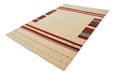 Gabbeh Rug - Loribaft Indus - 297 x 198 cm - light beige