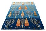 Gabbeh Rug - Loribaft Indus - 247 x 173 cm - sea blue