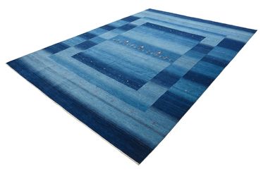 Gabbeh Rug - Loribaft Indus - 345 x 247 cm - sea blue