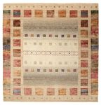 Gabbeh Rug - Loribaft Indus square  - 253 x 249 cm - multicolored