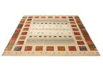 Gabbeh Rug - Loribaft Indus square  - 253 x 249 cm - multicolored