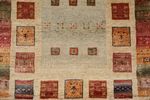 Runner Gabbeh Rug - Loribaft Indus - 245 x 83 cm - multicolored