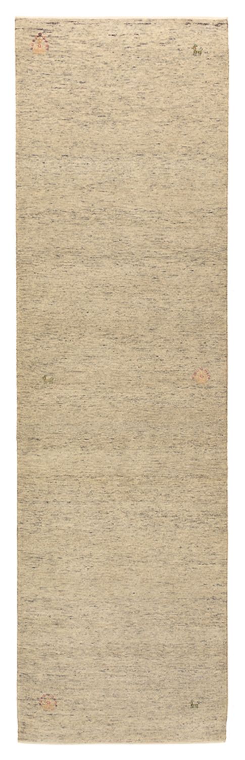 Runner Gabbeh Rug - Loribaft Indus - 296 x 84 cm - camel