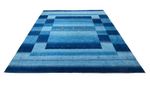 Gabbeh Rug - Loribaft Indus - 303 x 241 cm - sea blue