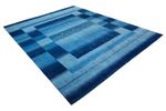 Gabbeh Rug - Loribaft Indus - 303 x 241 cm - sea blue