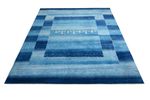 Gabbeh Rug - Loribaft Indus - 303 x 241 cm - sea blue