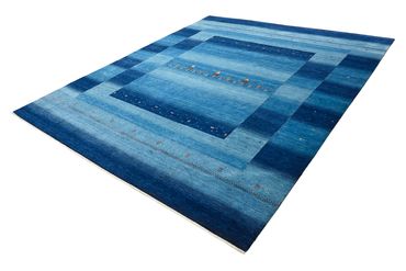 Gabbeh Rug - Loribaft Indus - 299 x 250 cm - sea blue