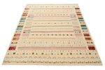 Gabbeh Rug - Loribaft Indus - 201 x 155 cm - light beige