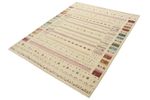 Gabbeh Rug - Loribaft Indus - 201 x 155 cm - light beige