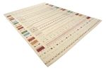 Gabbeh Rug - Loribaft Indus - 356 x 251 cm - light beige