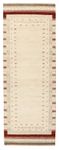 Runner Gabbeh Rug - Loribaft Indus - 243 x 84 cm - light beige