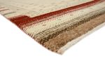 Runner Gabbeh Rug - Loribaft Indus - 243 x 84 cm - light beige