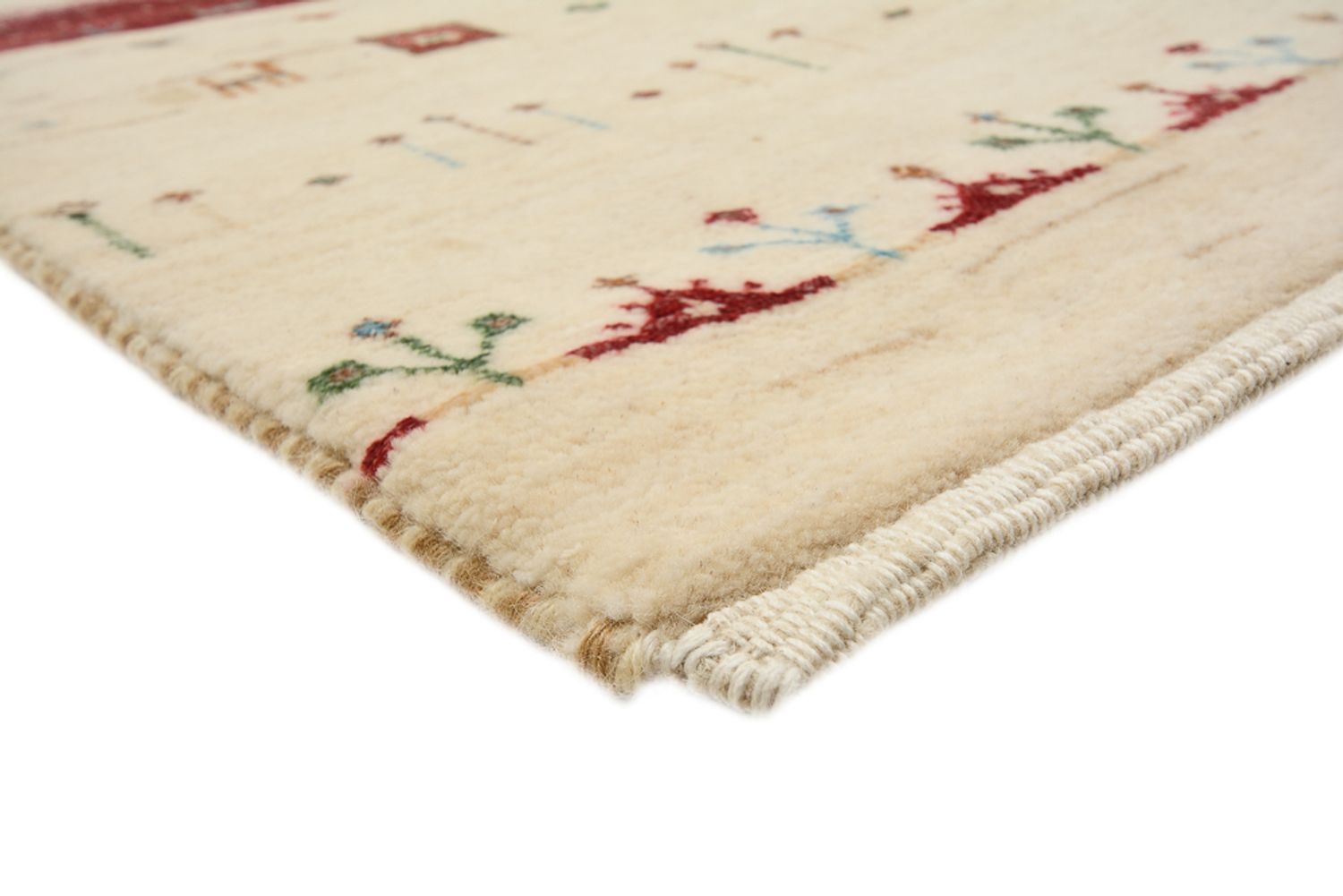 Gabbeh Rug - Loribaft Indus - 351 x 248 cm - light beige