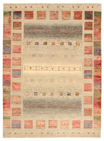 Gabbeh Rug - Loribaft Indus - 241 x 176 cm - multicolored