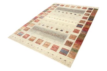 Gabbeh Rug - Loribaft Indus - 241 x 176 cm - multicolored