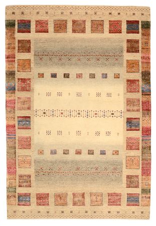 Gabbeh Rug - Loribaft Indus - 241 x 164 cm - multicolored