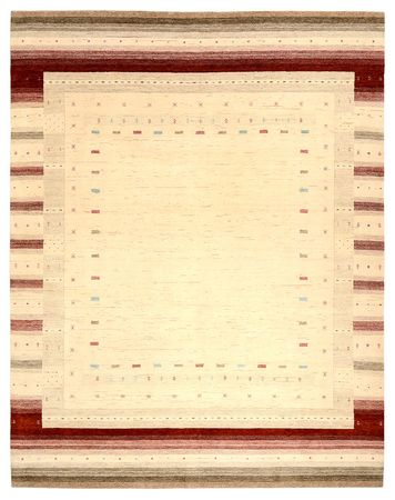 Gabbeh Rug - Loribaft Indus - 319 x 251 cm - light beige