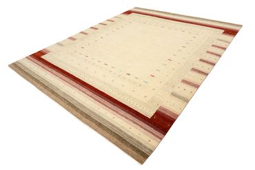 Gabbeh Rug - Loribaft Indus - 319 x 251 cm - light beige