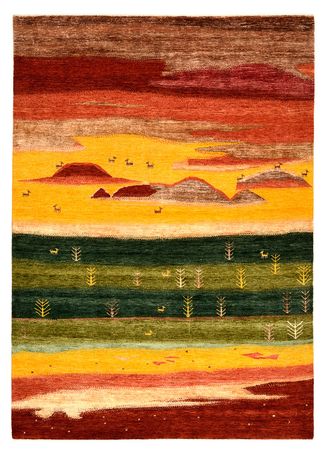 Gabbeh Rug - Loribaft Indus - 246 x 175 cm - multicolored